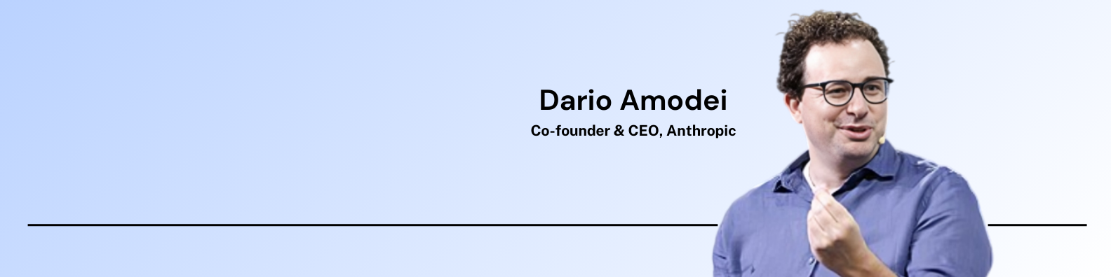 Dario Amodei, Co-founder & CEO of Anthropic, discussing his journey in AI and commitment to ethical and responsible AI development.