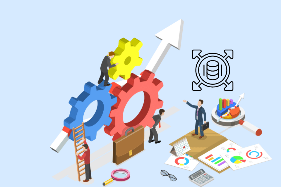Illustration showing how data-driven strategies enhance digital experiences, improving customer engagement and brand loyalty.
