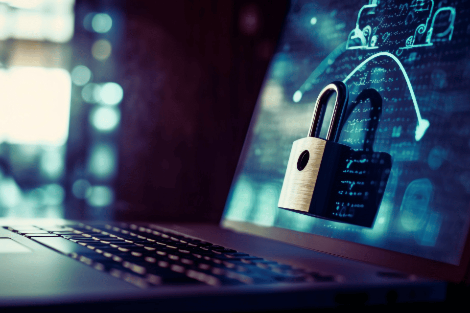 Visual guide on protecting your Drupal site, focusing on core updates, database security, and access control