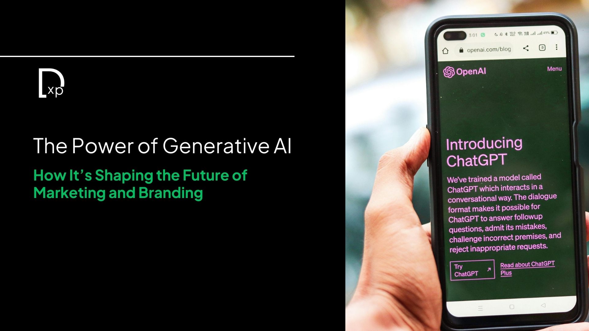 Power of Generative AI for marketing & branding