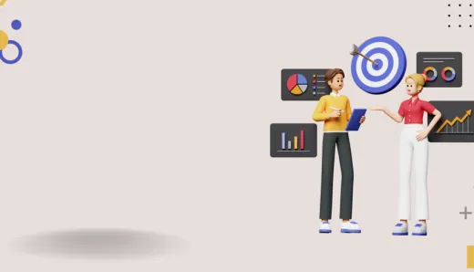 Two people analyzing graphs and charts on a board, showcasing the integration of digital innovation and environmental sustainability in 2024.